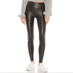 SPANX Shiny Black Leggings